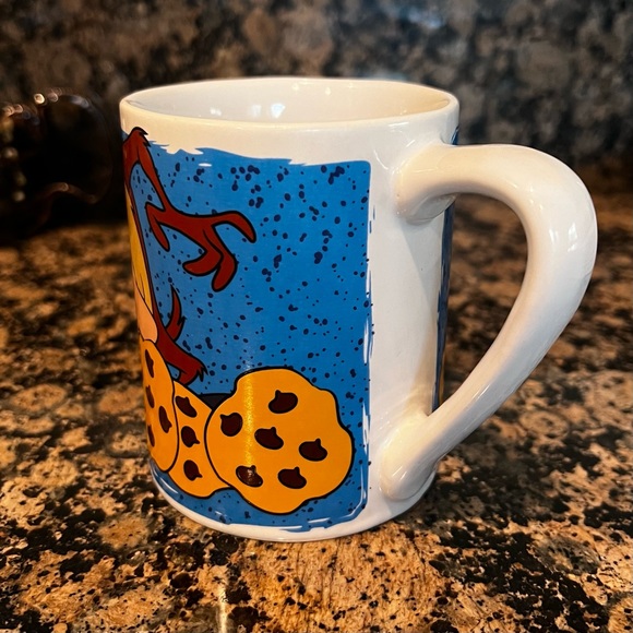 Vintage Gibson Taz Looney Tunes Tasmanian Devil Chocolate Chip Cookies Mug - Picture 2 of 6